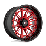 XD XD865 PHOENIX 20x9 +18mm Candy Red Milled with Black Lip