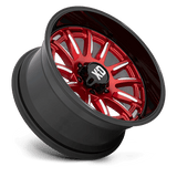 XD XD865 PHOENIX 20x9 +18mm Candy Red Milled with Black Lip