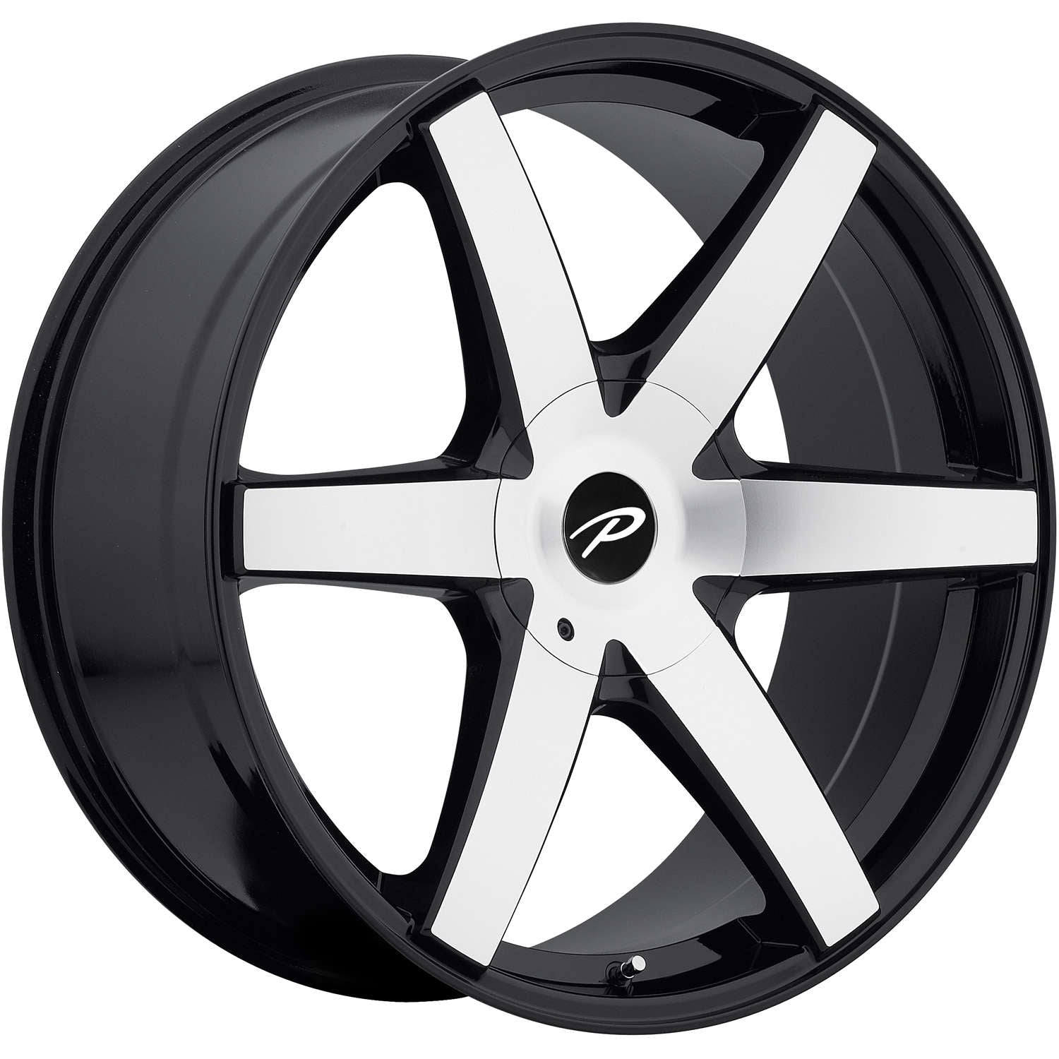 Pacer Ovation Gloss Black with Machined Spoke Faces