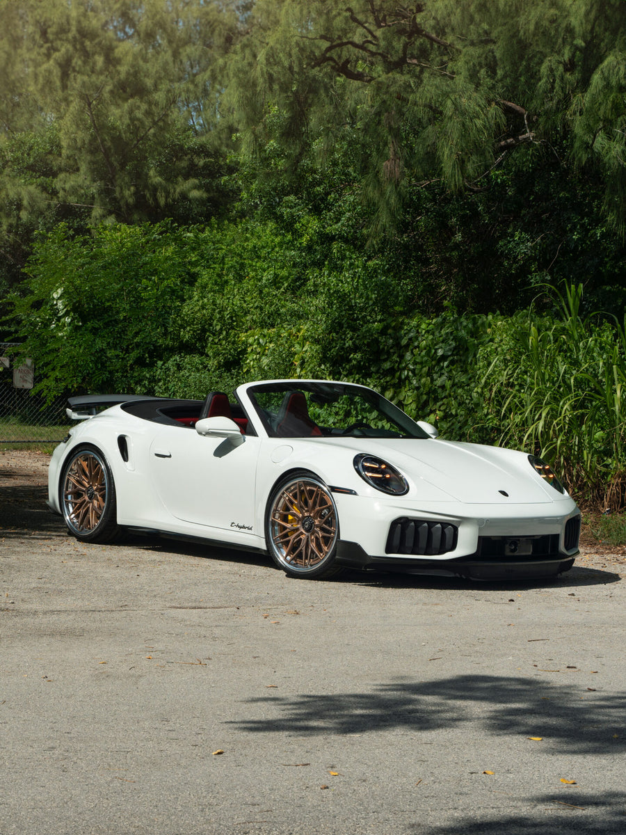 ANRKY S1-X3 forged wheel on Porsche 992.2 Turbo S1-X3 Brushed Bronze