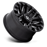 Fuel 1PC D828 QUAKE 18x9 +1mm Gloss Black Milled