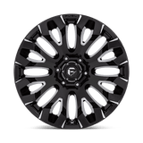 Fuel 1PC D828 QUAKE 20x9 +1mm Gloss Black Milled (5x150)