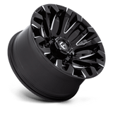Fuel 1PC Quake 20x10 -18mm Gloss Black with Milled Spokes