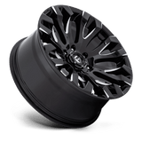 Fuel 1PC D828 QUAKE 20x9 +1mm Gloss Black Milled