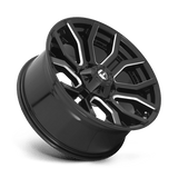 Fuel 1PC D711 RAGE 20x9 +1mm Gloss Black Milled