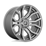 Fuel 1PC D713 RAGE PLATINUM Gray wheel
