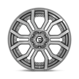 Fuel 1PC D713 RAGE PLATINUM 20x9 +1mm Brushed Gun Metal Tinted Clear