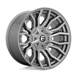 Fuel 1PC D713 RAGE PLATINUM Gray wheel