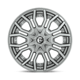 Fuel 1PC D713 RAGE PLATINUM 20x10 -18mm Brushed Gun Metal Tinted Clear