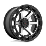 XD XD862 RAID 17x9 0mm Satin Black Machined