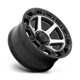 XD XD862 17x9 0mm Satin Black with Machined Face and Simulated Beadlock