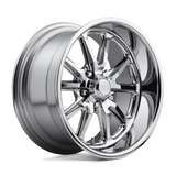 US Mag 1PC U110 RAMBLER Chrome wheel