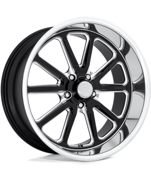 US Mag 1PC U117 RAMBLER 18x7 +1 Gloss Black Milled