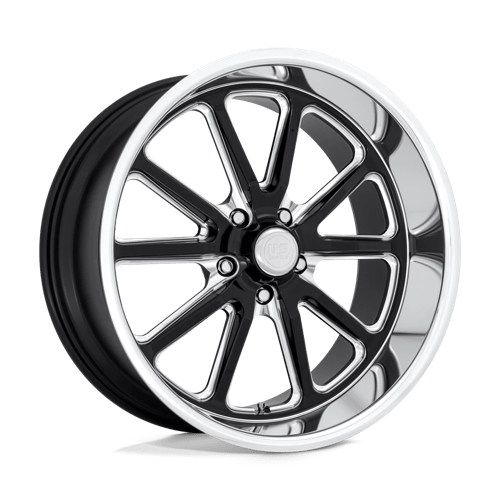 US Mag 1PC U117 RAMBLER 18x7 +1 Gloss Black Milled