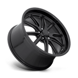 US Mag U123 Rambler 18x8 Gloss Black Matte Black premium truck wheel