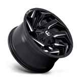 Fuel 1PC Reaction 20x10 -18mm Gloss Black with Milled Spokes (8x170)