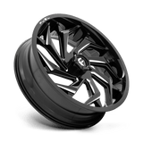 Fuel UTV D753 Reaction 20x7 Gloss Black Milled premium UTV wheel