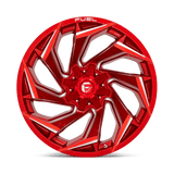 Fuel 1PC D754 REACTION 22x12 -44mm Candy Red Milled