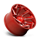 Fuel 1PC D754 REACTION 24x12 -44mm Candy Red Milled
