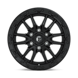 Fuel 1PC D679 REBEL 18x9 +1mm Matte Black