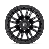 Fuel 1PC Rebel 8 20x10 -18mm Matte Black with Simulated Beadlock