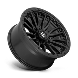 Fuel 1PC Rebel 8 22x10 -18mm Matte Black with Simulated Beadlock