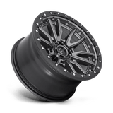 Fuel 1PC D680 REBEL 20x9 +1mm Matte Gun Metal Black Bead Ring (8x165.1)