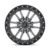 Fuel D680 Rebel 20x9 +20 Matte Gun Metal Black Bead Ring premium truck wheel