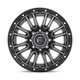 Fuel 1PC D680 REBEL 20x10 -18mm Matte Gun Metal Black Bead Ring