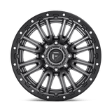 Fuel 1PC D680 REBEL 20x10 -18mm Matte Gun Metal Black Bead Ring