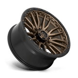 Fuel 1PC D681 REBEL 22x10 -18mm Matte Bronze Black Bead Ring