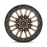 Fuel 1PC D681 REBEL 22x10 -18mm Matte Bronze Black Bead Ring