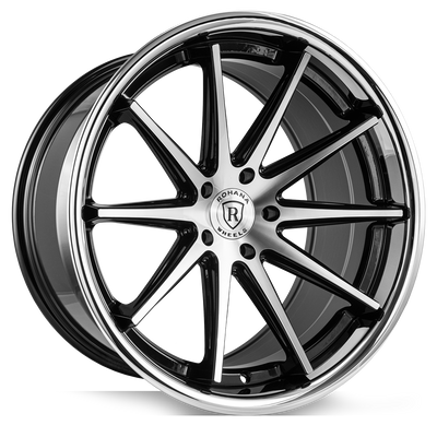 Rohana RFC10 Machine Black/Chrome wheel