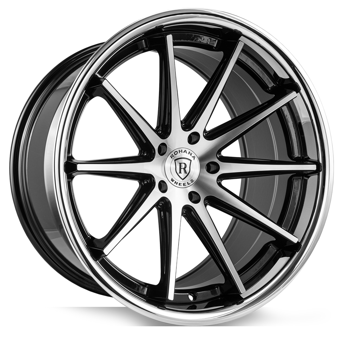 Rohana RFC10 Black Machined wheel