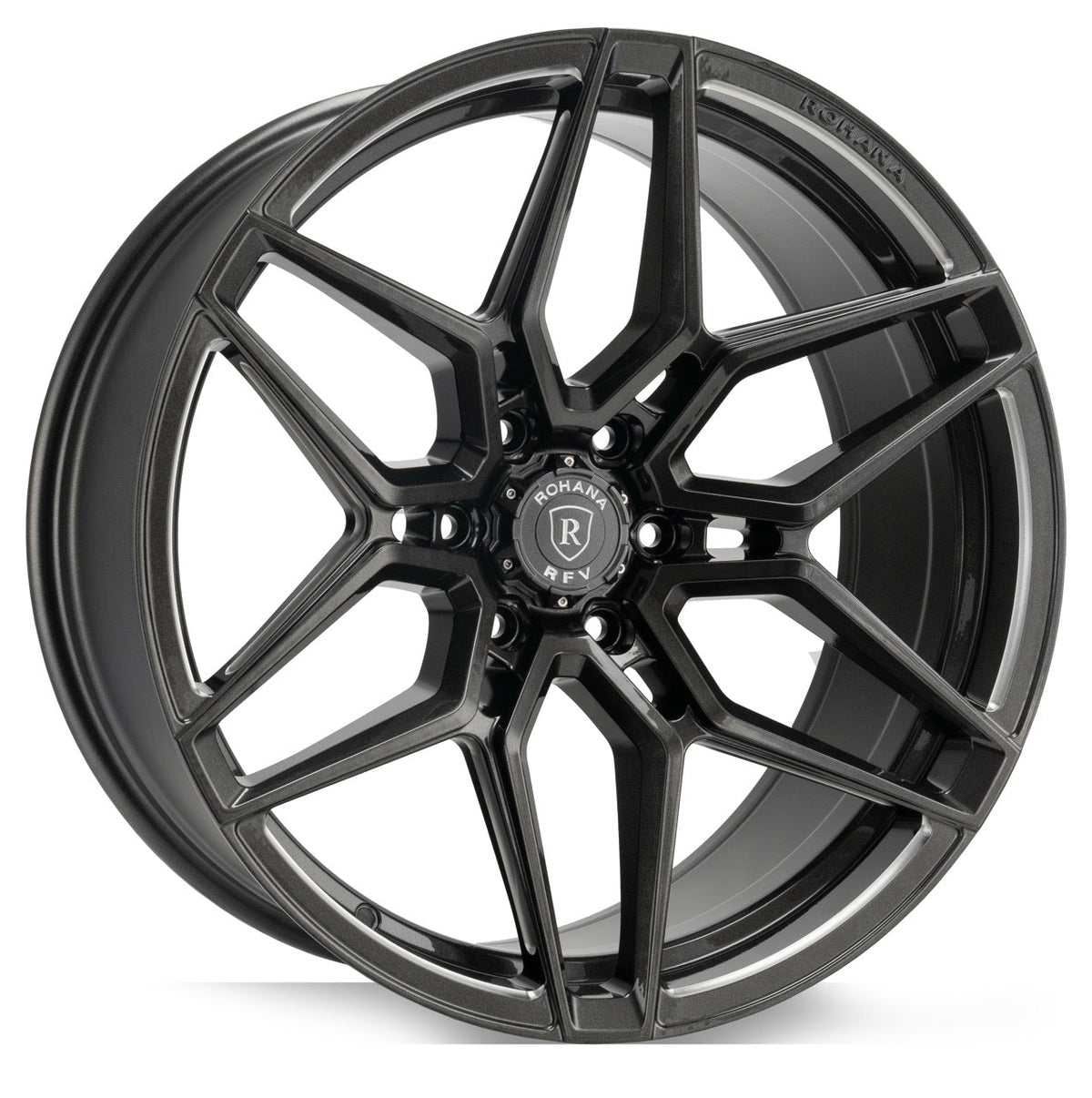 Rohana RFV2 Gloss Graphite wheel
