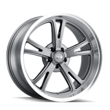 Ridler 606 Gloss Grey Machined wheel