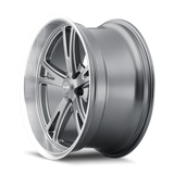 Ridler 606 Gloss Grey Machined