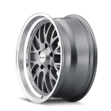 Ridler 607 Gloss Grey Machined