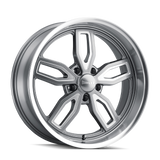 Ridler Style 608 Gray with Milled Spo wheel