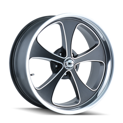 Ridler 645 Black Machined And P wheel