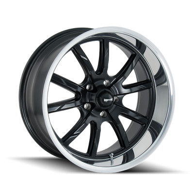 Ridler Style 650 Black with a Polishe wheel
