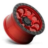 Black Rhino RIOT 17x9 -18mm Candy Red with Black Ring & Bolts