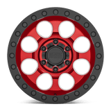 Black Rhino RIOT 17x9 -18mm Candy Red with Black Ring & Bolts