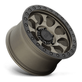 Black Rhino RIOT 17x8.5 -30 Matte Bronze with Black Ring & Bolts   truck wheel