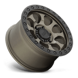 Black Rhino RIOT 17x9 +12mm Matte Bronze with Black Ring & Bolts