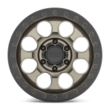Black Rhino RIOT 17x9 +12mm Matte Bronze with Black Ring & Bolts