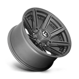Fuel 1PC D710 ROGUE PLATINUM 20x10 -18mm Brushed Gun Metal Tinted Clear
