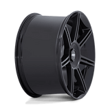 Rotiform FRA 22x10 +56mm Gloss Black with Matte Black Spokes