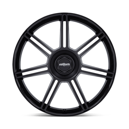 Rotiform FRA 22x10 +56 Gloss Black with Matte Black Spokes