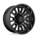 XD XD864 Rover 20x9 +18 Satin Black Gloss Black Lip premium truck wheel